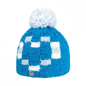 Bonnet Pompon Junior Candy Bleu