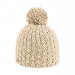 bonnet pompon beige