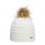 bonnet pompon fausse fourrure Eisglut loretta blanc