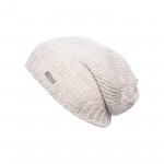 Bonnet long Eisglut oversize Valora beige chiné