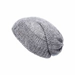 Bonnet long Eisglut oversize Valora gris chiné