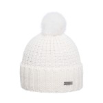 Bonnet pompon fausse fourrure Eisglut Rosalie Blanc