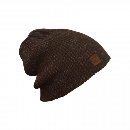 team bonnet marron chiné AH-TEAM805 heather brown hat 2